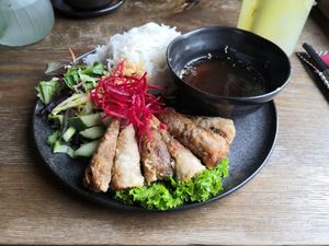 Frühlingsrollen at GAO Vegan in Leipzig