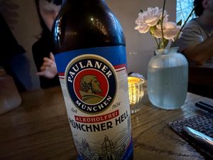 beer no alcohol  at GAO Vegan in Leipzig