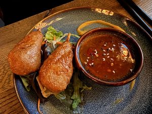 mushroom 'chicken'  at GAO Vegan in Leipzig