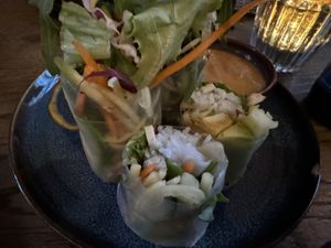 summer rolls  at GAO Vegan in Leipzig