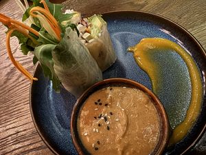 summer rolls  at GAO Vegan in Leipzig