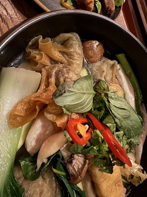 soup wan tan  at GAO Vegan in Leipzig