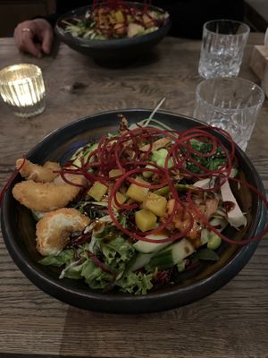 Bowl mit veganen Scampi😄 at GAO Vegan in Leipzig