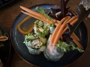 summer rolls  at GAO Vegan in Leipzig