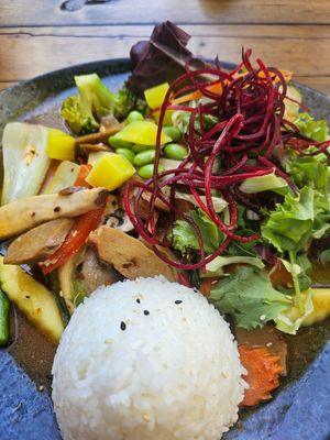 Scharfer Seitan at GAO Vegan in Leipzig