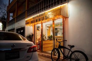 Store Front at Hummus Falafel in Playa Del Carmen