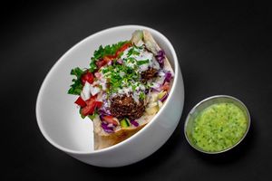 Pita Falafel at Hummus Falafel in Playa Del Carmen