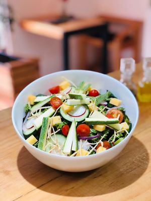 Ensalada Verde at Hummus Falafel in Playa Del Carmen