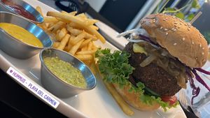   at Hummus Falafel in Playa Del Carmen