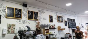 Coffee shop choices at Josie Factory in Bayonne