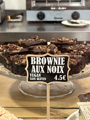 Vegan brownie   at Josie Factory in Bayonne