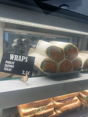 Vegan wrap   at Josie Factory in Bayonne
