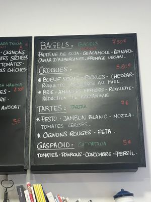 Menu  at Josie Factory in Bayonne