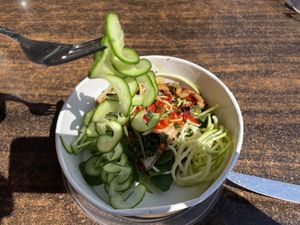 Quiche with spinach and artichoke   at Noon Good Food in Urla