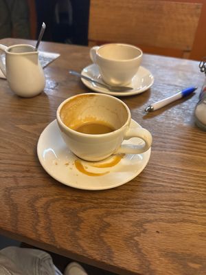 it is already empty because it was delicious😄 at De Bakkerswinkel - Kahvalti in Amsterdam