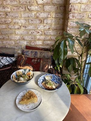 Cafe Alula indoor seating at Cafe Alula in Brooklyn