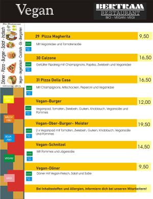 Große Auswahl at Bio-Restaurant Bertram in Wilhelmshaven