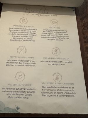 Unternehmenswerte  at Nora's Deli - Sielwall in Bremen