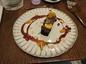 Dessert during fine dining event at Nora's Deli - Sielwall in Bremen