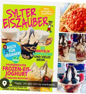 Ausdrücklich für Veganer at Icery in Sylt