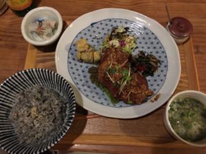 Daily set at Magokoro in Kamakura