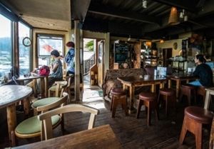 beautiful wooden look at Magokoro in Kamakura