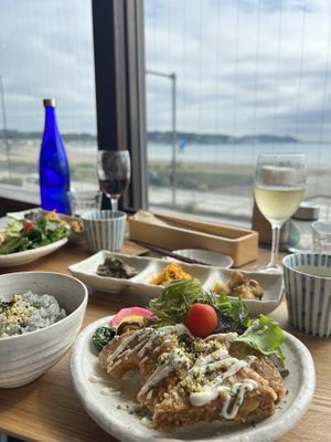 Vegan lunch set  at Magokoro in Kamakura