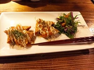 Tempe dish at Magokoro in Kamakura