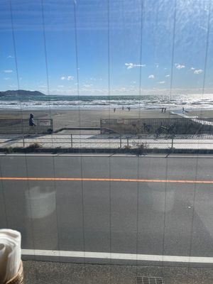 View from the second floor  at Magokoro in Kamakura