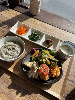 Vegetable plate  at Magokoro in Kamakura