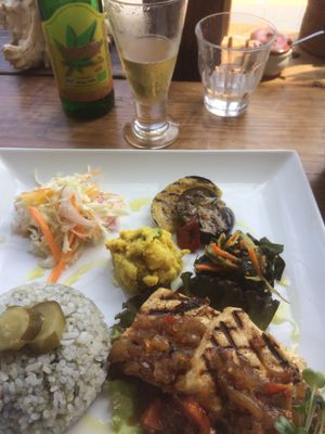 veggie set menu at Magokoro in Kamakura