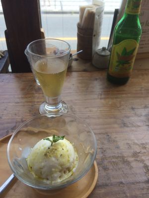 soybean icecream at Magokoro in Kamakura