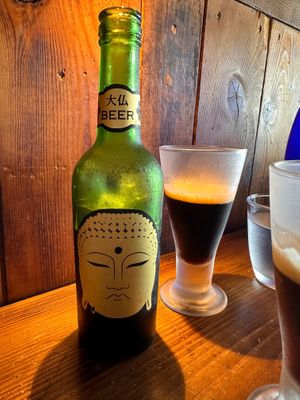 Buddha beer  at Magokoro in Kamakura