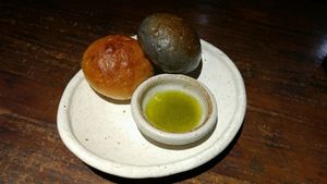 hemp bread side at Magokoro in Kamakura