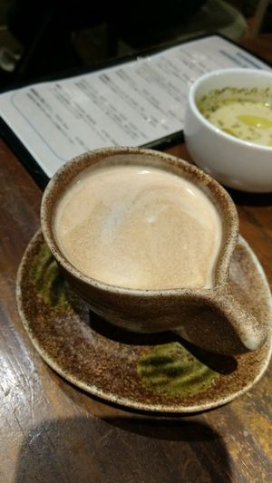 hemp coffee at Magokoro in Kamakura