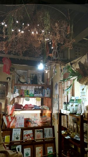 hemp products for sale at Magokoro in Kamakura