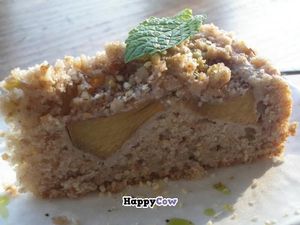 Persimmons and hemp pie. at Magokoro in Kamakura