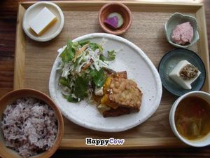 Lunch plate 1280. at Magokoro in Kamakura