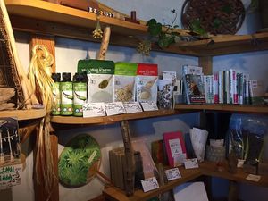 Little shop inside  at Magokoro in Kamakura