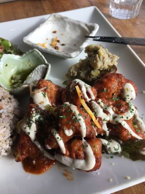 Tempeh at Magokoro in Kamakura