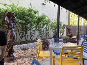 Outdoor Seating at Falafel x Bar in Jacksonville