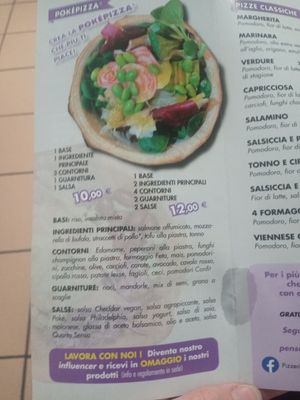 Menu3 at Pizzeria Quarto Senso in Tavagnacco