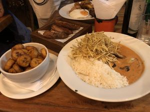Vegan stroganoff - super tasty!  at Joaquina in Rio De Janeiro
