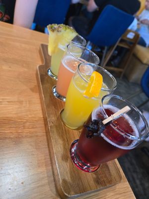 Mimosa flight at Good Morning in Las Vegas
