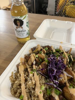 Tofu Plate  at Hippie Hibachi in Atlanta