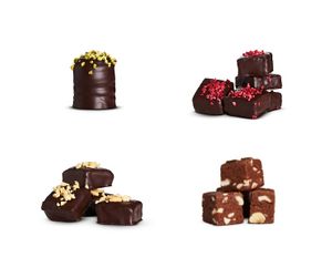 Vegan flødeboller, fudges, marsmallow, g-tærte at Glean in Copenhagen