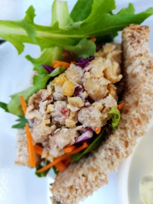 Cranberry chickpea salad 😋 at Juicy's Wellness Cafe in Cookeville