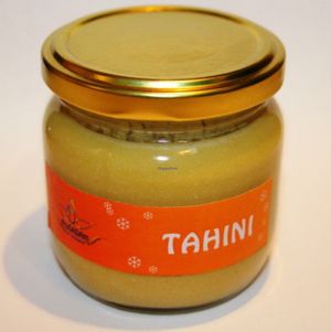 Homemade tahini at Prasadam in Zagreb