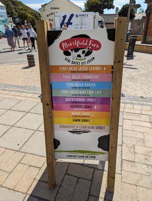  at Lulworth Estate Ice Cream Parlour in Wareham