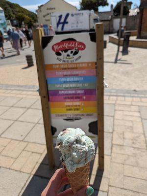  at Lulworth Estate Ice Cream Parlour in Wareham